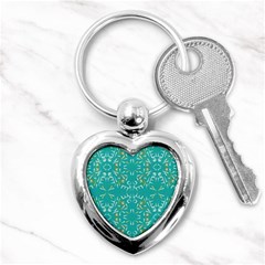 Abstract Pattern Geometric Backgrounds   Key Chain (heart) by Eskimos