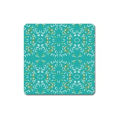 Abstract Pattern Geometric Backgrounds   Square Magnet by Eskimos