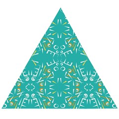 Abstract Pattern Geometric Backgrounds   Wooden Puzzle Triangle by Eskimos