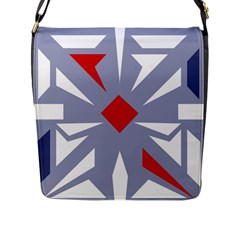 Abstract Pattern Geometric Backgrounds   Flap Closure Messenger Bag (l) by Eskimos