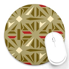 Abstract Pattern Geometric Backgrounds   Round Mousepads by Eskimos