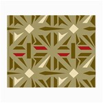 Abstract pattern geometric backgrounds   Small Glasses Cloth (2 Sides) Back