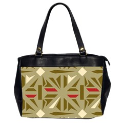 Abstract Pattern Geometric Backgrounds   Oversize Office Handbag (2 Sides)