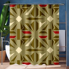 Abstract Pattern Geometric Backgrounds   Shower Curtain 60  X 72  (medium)  by Eskimos