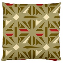 Abstract Pattern Geometric Backgrounds   Large Flano Cushion Case (one Side) by Eskimos