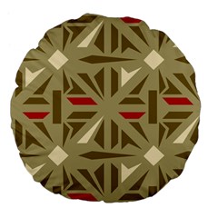 Abstract Pattern Geometric Backgrounds   Large 18  Premium Flano Round Cushions by Eskimos