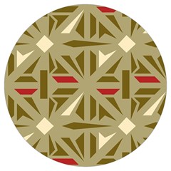 Abstract Pattern Geometric Backgrounds   Round Trivet