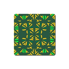 Abstract Pattern Geometric Backgrounds   Square Magnet by Eskimos