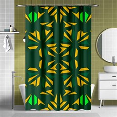 Abstract Pattern Geometric Backgrounds   Shower Curtain 48  X 72  (small)  by Eskimos