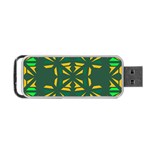 Abstract pattern geometric backgrounds   Portable USB Flash (Two Sides) Front