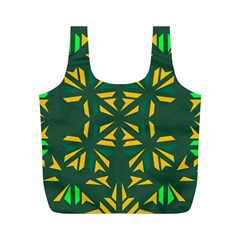 Abstract Pattern Geometric Backgrounds   Full Print Recycle Bag (m) by Eskimos