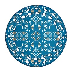 Abstract Pattern Geometric Backgrounds   Round Filigree Ornament (two Sides)