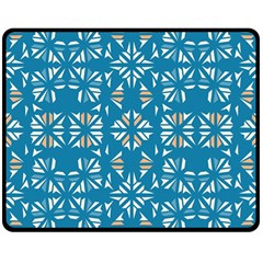 Abstract Pattern Geometric Backgrounds   Double Sided Fleece Blanket (medium)  by Eskimos