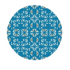 Abstract Pattern Geometric Backgrounds   Mini Round Pill Box (pack Of 5)