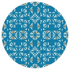 Abstract Pattern Geometric Backgrounds   Round Trivet by Eskimos