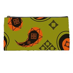 Floral Pattern Paisley Style Paisley Print  Doodle Background Pencil Case by Eskimos