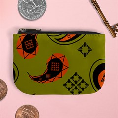 Floral Pattern Paisley Style Paisley Print  Doodle Background Mini Coin Purse by Eskimos