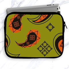 Floral Pattern Paisley Style Paisley Print  Doodle Background Apple Ipad 2/3/4 Zipper Cases by Eskimos