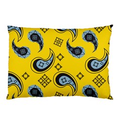 Floral pattern paisley style Paisley print  Doodle background Pillow Case