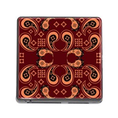 Floral Pattern Paisley Style Paisley Print  Doodle Background Memory Card Reader (square 5 Slot) by Eskimos