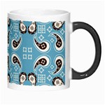 Floral pattern paisley style Paisley print  Doodle background Morph Mugs Right