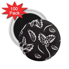 Folk Flowers Print Floral Pattern Ethnic Art 2 25  Magnets (100 Pack)  by Eskimos