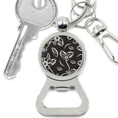 Folk Flowers Print Floral Pattern Ethnic Art Bottle Opener Key Chain by Eskimos