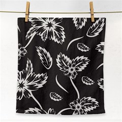 Folk Flowers Print Floral Pattern Ethnic Art Face Towel by Eskimos