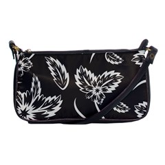 Folk Flowers Print Floral Pattern Ethnic Art Shoulder Clutch Bag by Eskimos