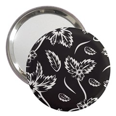 Folk Flowers Print Floral Pattern Ethnic Art 3  Handbag Mirrors by Eskimos