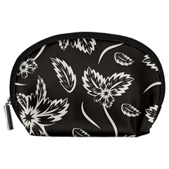 Folk Flowers Print Floral Pattern Ethnic Art Accessory Pouch (large)