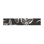 Folk flowers print Floral pattern Ethnic art Flano Scarf (Mini) Back