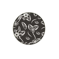 Folk Flowers Print Floral Pattern Ethnic Art Hat Clip Ball Marker by Eskimos