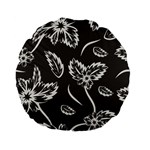 Folk flowers print Floral pattern Ethnic art Standard 15  Premium Flano Round Cushions Front