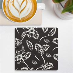 Folk Flowers Print Floral Pattern Ethnic Art Uv Print Square Tile Coaster  by Eskimos