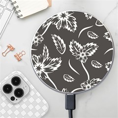 Folk Flowers Print Floral Pattern Ethnic Art Wireless Charger by Eskimos