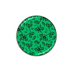 Folk Flowers Print Floral Pattern Ethnic Art Hat Clip Ball Marker by Eskimos