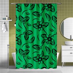 Folk Flowers Print Floral Pattern Ethnic Art Shower Curtain 48  X 72  (small)  by Eskimos