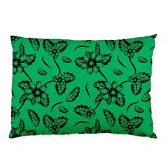 Folk Flowers Print Floral Pattern Ethnic Art Pillow Case (two Sides) by Eskimos