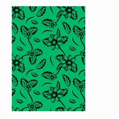 Folk Flowers Print Floral Pattern Ethnic Art Large Garden Flag (two Sides) by Eskimos