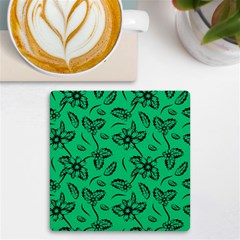 Folk Flowers Print Floral Pattern Ethnic Art Uv Print Square Tile Coaster  by Eskimos