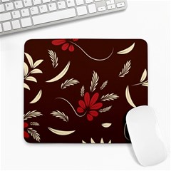 Sfolk Flowers Print Floral Pattern Ethnic Art Large Mousepads by Eskimos