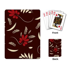 Sfolk Flowers Print Floral Pattern Ethnic Art Playing Cards Single Design (rectangle) by Eskimos