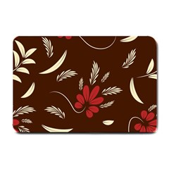 Sfolk Flowers Print Floral Pattern Ethnic Art Small Doormat  by Eskimos