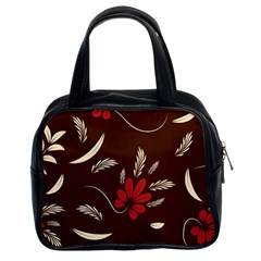 Sfolk Flowers Print Floral Pattern Ethnic Art Classic Handbag (two Sides) by Eskimos