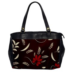 Sfolk Flowers Print Floral Pattern Ethnic Art Oversize Office Handbag by Eskimos