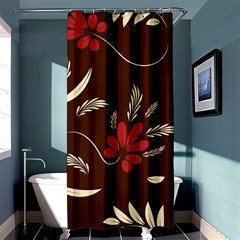 Sfolk Flowers Print Floral Pattern Ethnic Art Shower Curtain 36  X 72  (stall)  by Eskimos