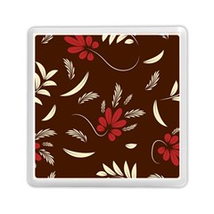 Sfolk Flowers Print Floral Pattern Ethnic Art Memory Card Reader (square) by Eskimos