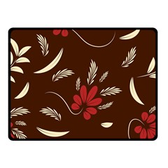 Sfolk Flowers Print Floral Pattern Ethnic Art Double Sided Fleece Blanket (small)  by Eskimos