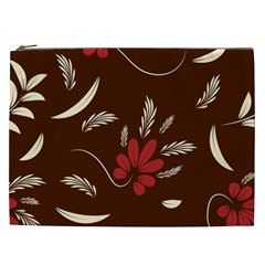 Sfolk Flowers Print Floral Pattern Ethnic Art Cosmetic Bag (xxl) by Eskimos